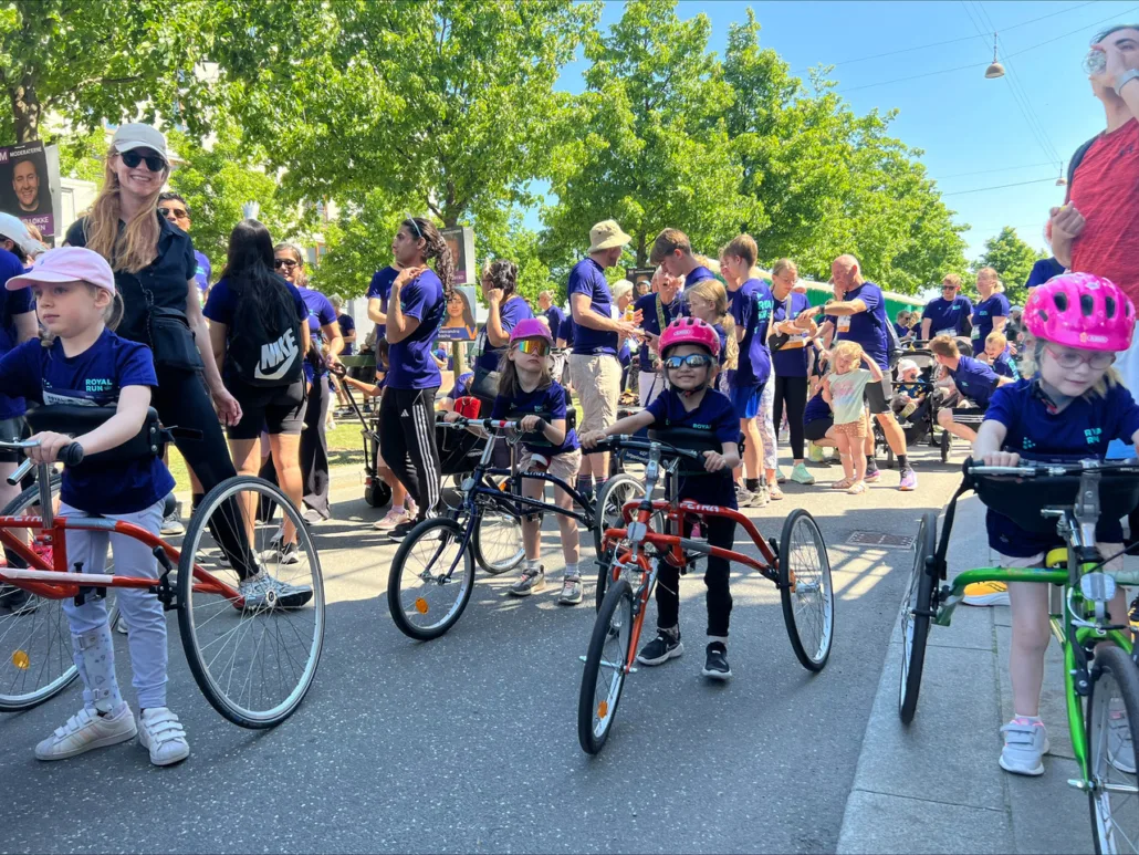 Parasport Frederiksberg var med til fest Royal Run 2024 i København