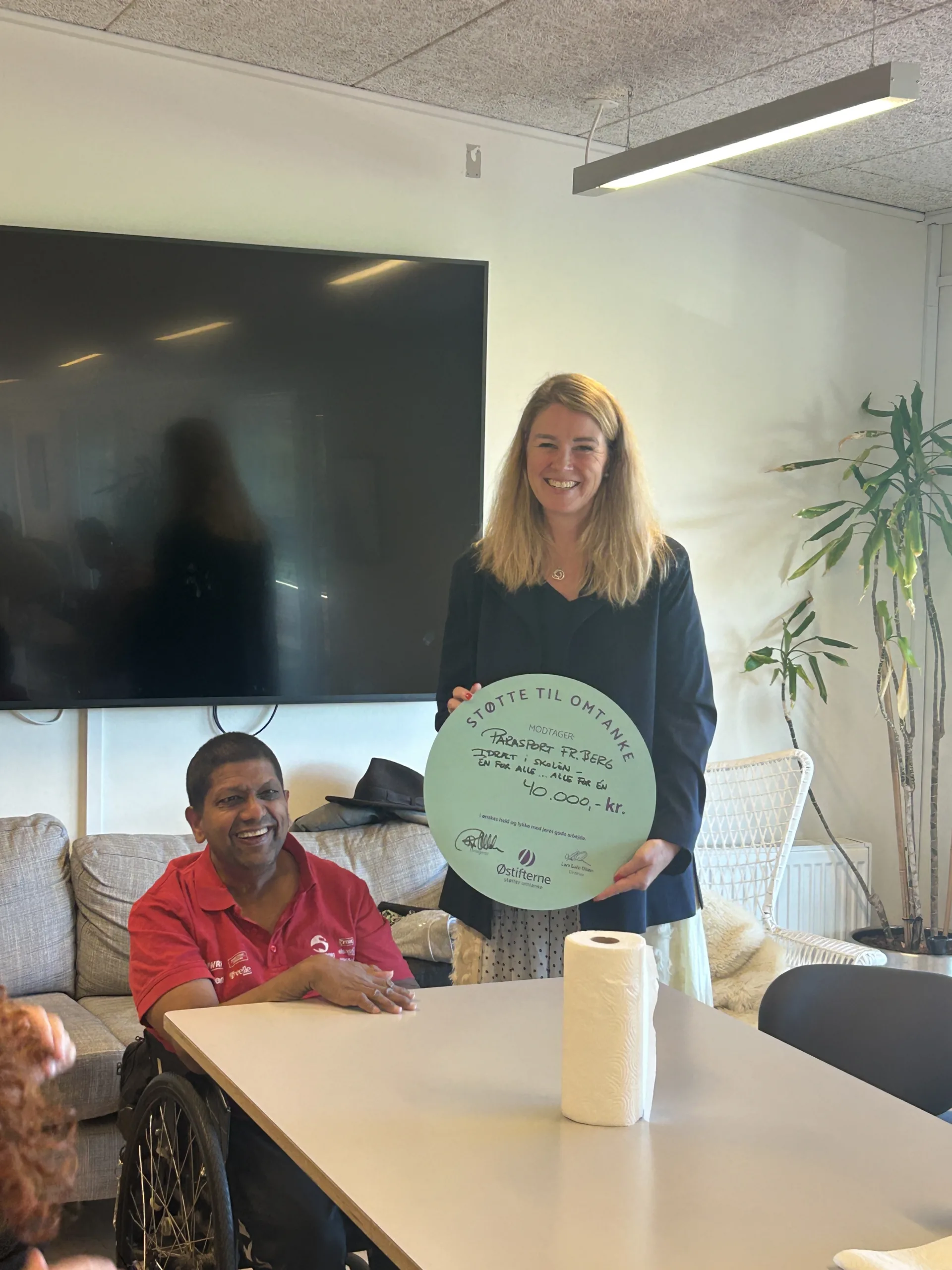 Østifterne støtter projektet “Idræt i skolen – en for alle – alle for en” med 40.000 kr.